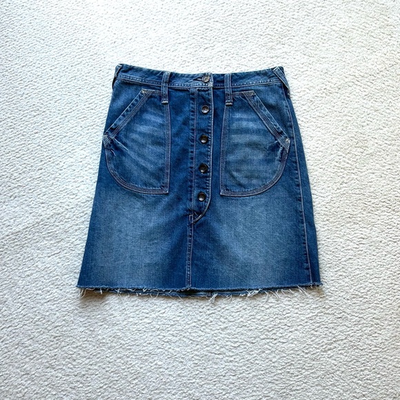 Lovestitch Blue Denim Skirt – Size M – $40 - Picture 3 of 12